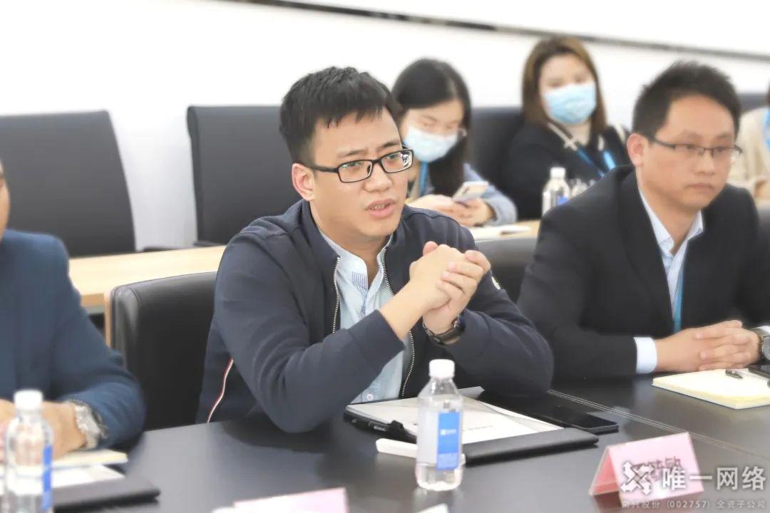 東莞市科協副主席許為豪率隊走訪唯一網絡 ：促交流，謀發展！
